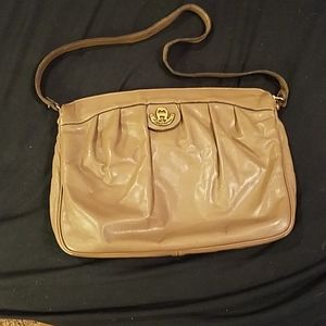 Vintage 70s Aigner purse in "camel"